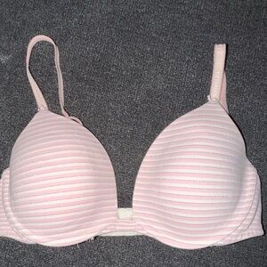 Victoria’s Secret Striped Baby Pink & White Bra 36C